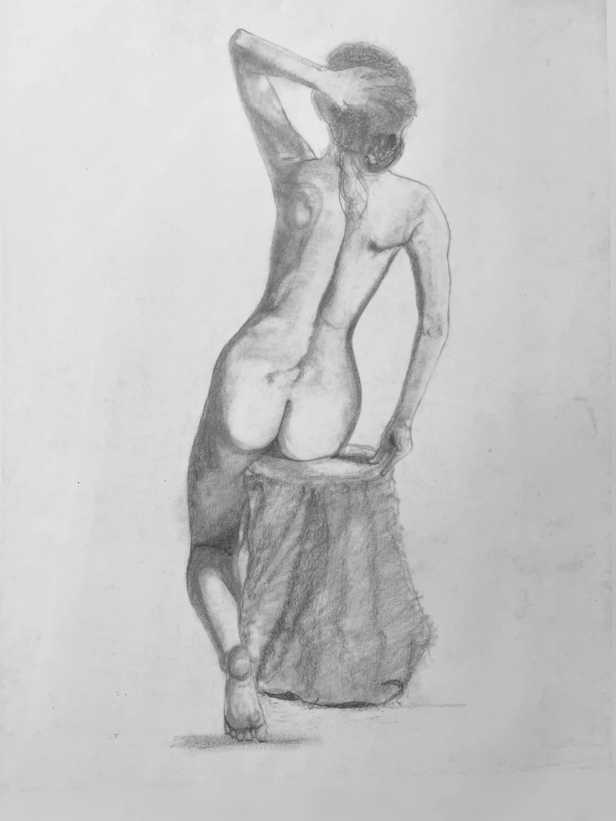 Before the Mirror, signed print by Amit Tejpal