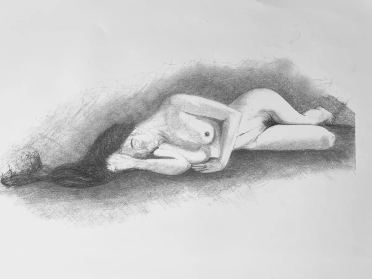 Between Breaths, signed print by Amit Tejpal